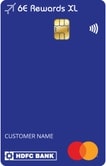 6E Rewards XL- IndiGo HDFC Bank Credit Card